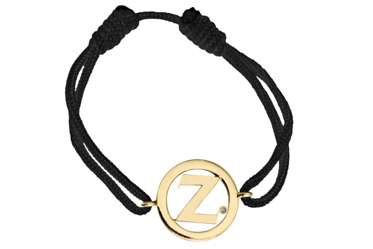 Alphabet Z Gold Bracelet